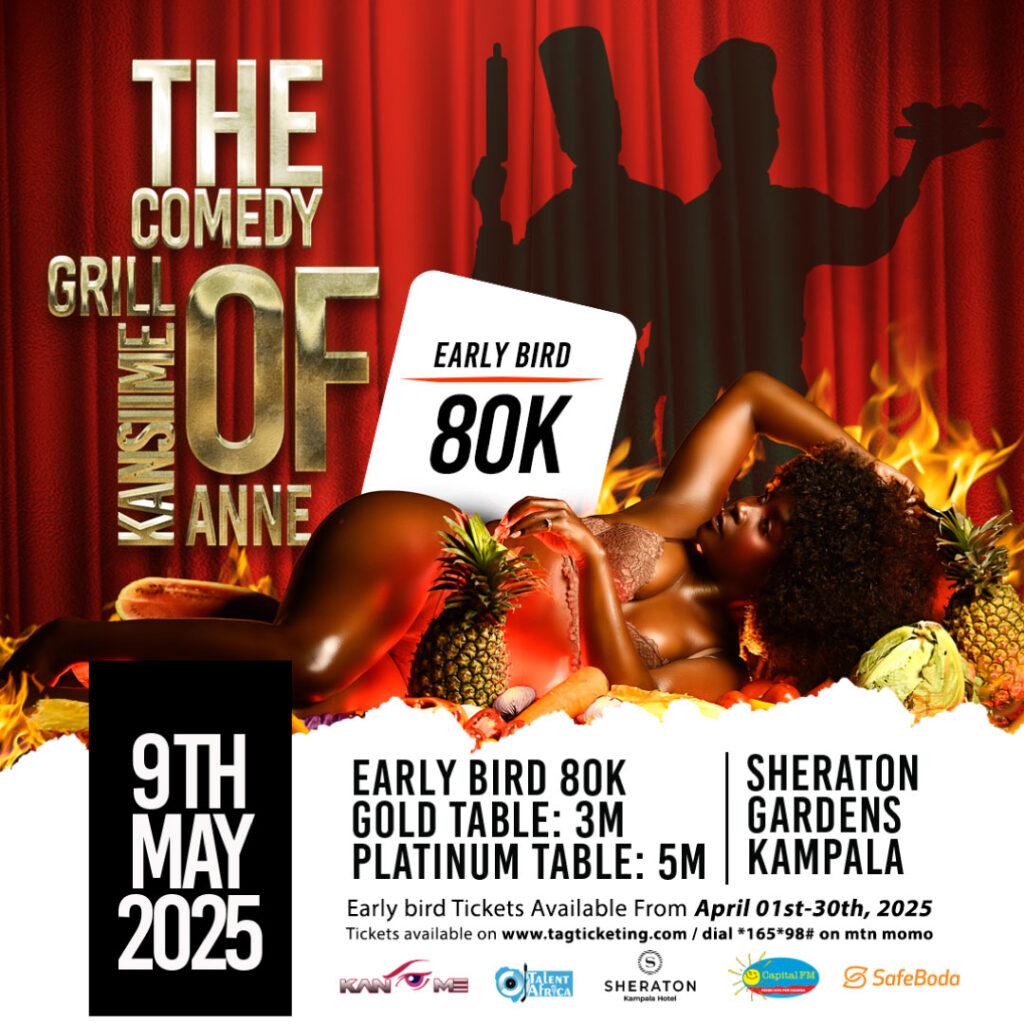 EARLY BIRD TICKET FOR THE COMEDY GRILL OF ANNE KANSIIME